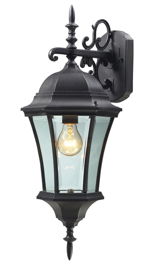Z-Lite - 522M-BK - One Light Outdoor Wall Light - Wakefield - Black