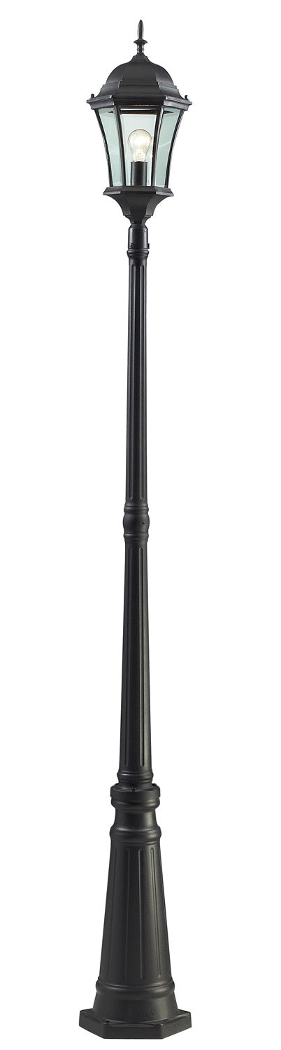 Z-Lite - 522MP1-BK - One Light Outdoor Post Mounted Fixture - Wakefield - Black