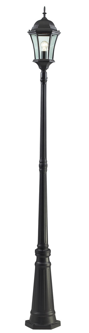 Z-Lite - 522MP1-BK - One Light Outdoor Post Mounted Fixture - Wakefield - Black