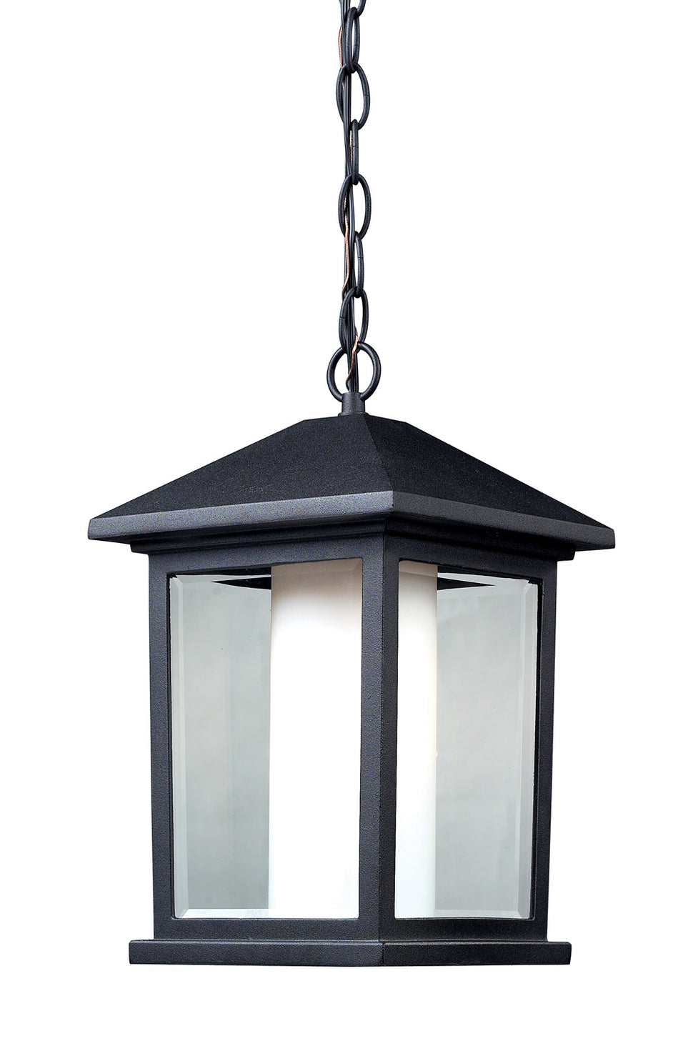 Z-Lite - 523CHM - One Light Outdoor Chain Mount Ceiling Fixture - Mesa - Black