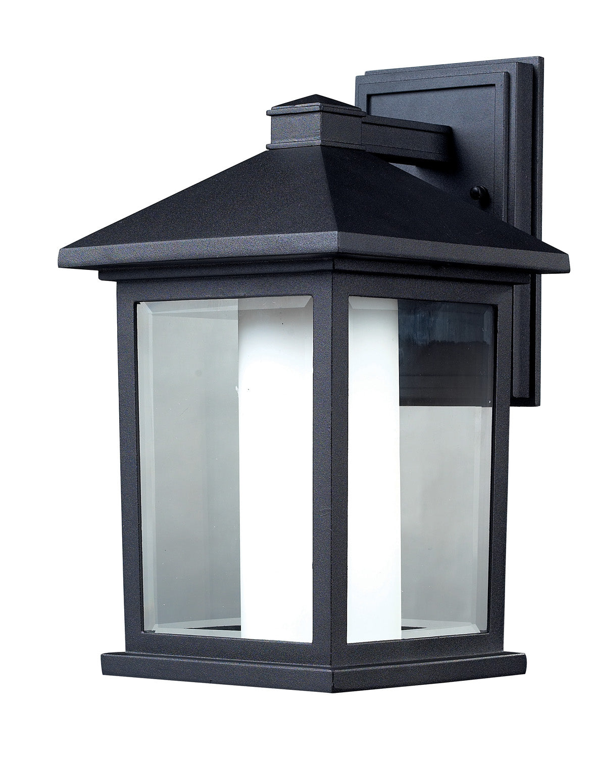 Z-Lite - 523M - One Light Outdoor Wall Mount - Mesa - Black