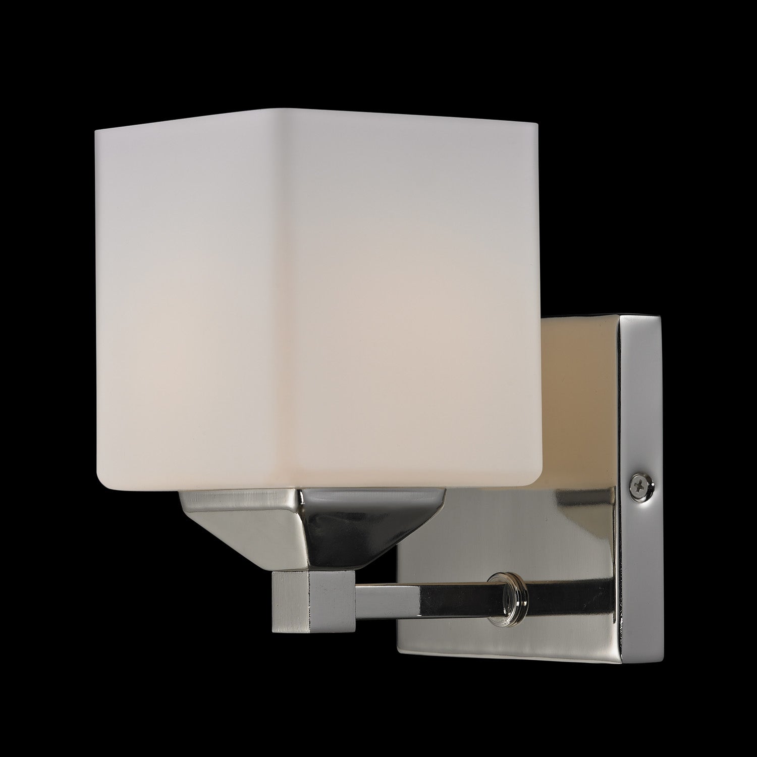 Z-Lite - 2105-1V - One Light Wall Sconce - Quube - Chrome