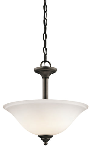 Kichler - 3694OZW - Two Light Pendant/Semi Flush Mount - Armida - Olde Bronze