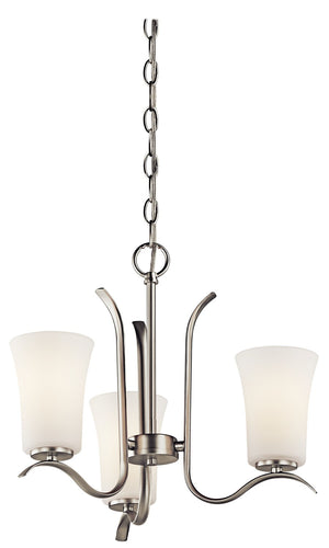 Kichler - 43073NI - Three Light Mini Chandelier - Armida - Brushed Nickel