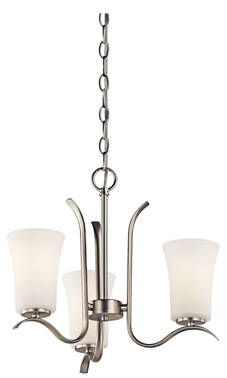 Kichler - 43073NI - Three Light Mini Chandelier - Armida - Brushed Nickel