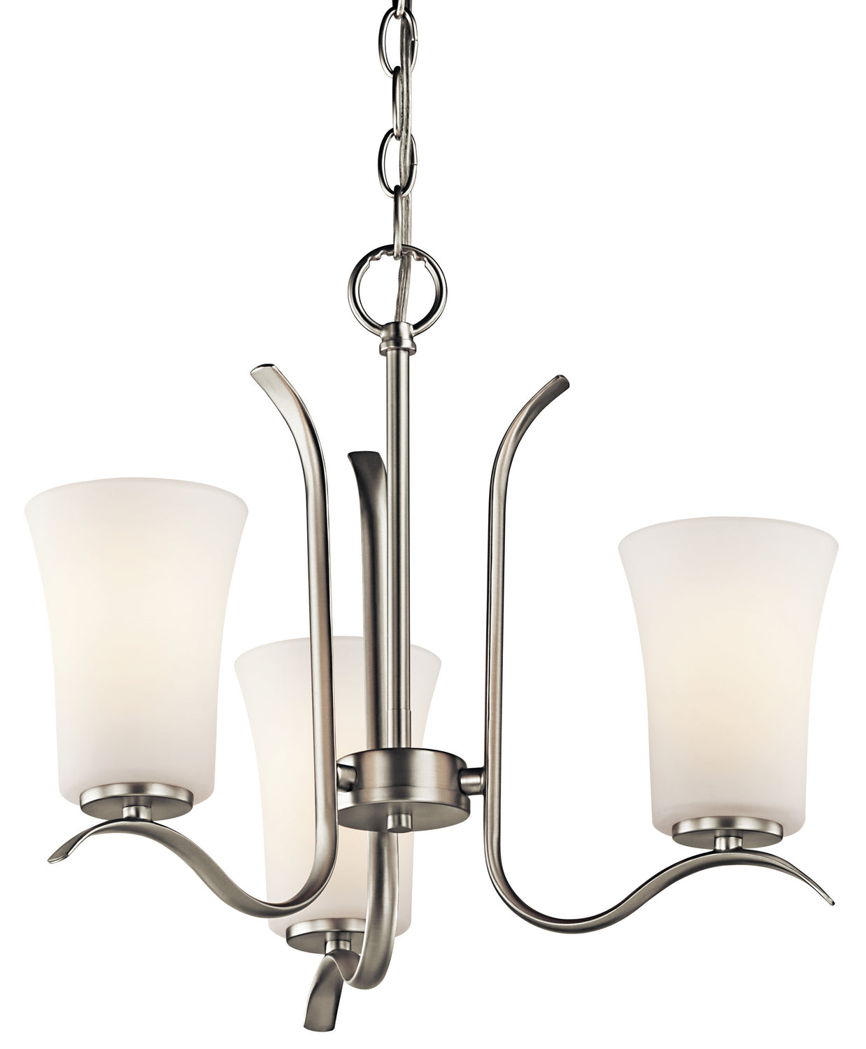 Kichler - 43073NI - Three Light Mini Chandelier - Armida - Brushed Nickel