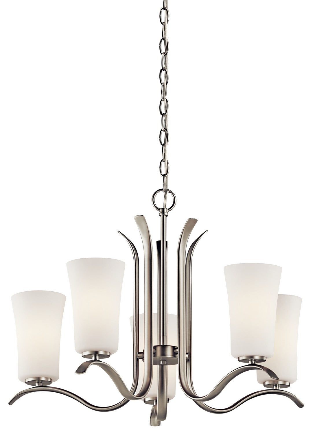 Kichler - 43074NI - Five Light Chandelier - Armida - Brushed Nickel