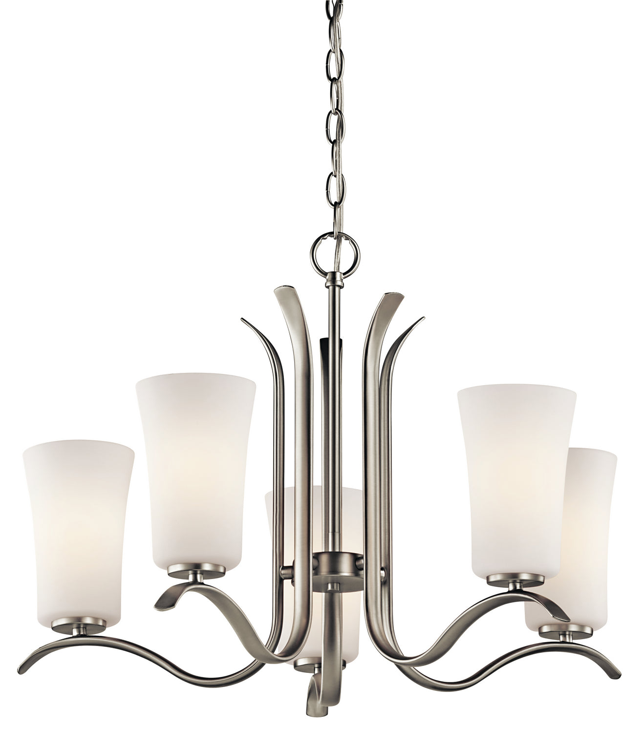 Kichler - 43074NI - Five Light Chandelier - Armida - Brushed Nickel