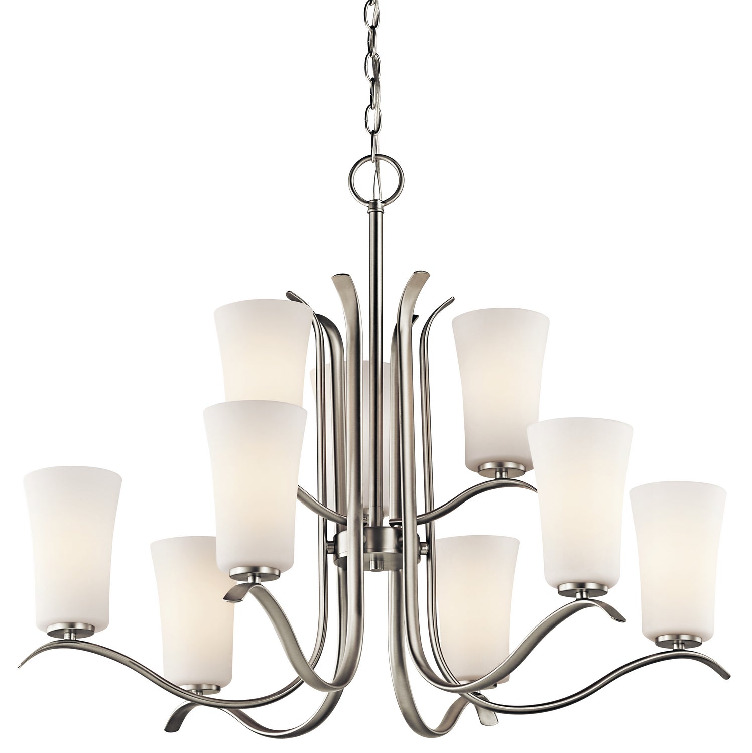 Kichler - 43075NI - Nine Light Chandelier - Armida - Brushed Nickel