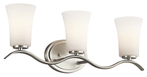 Kichler - 45376NI - Three Light Bath - Armida - Brushed Nickel