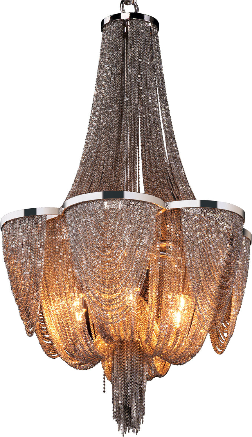 Maxim - 21464NKPN - LED Chandelier - Chantilly - Polished Nickel