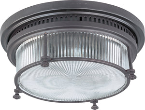 Maxim - 25000CLBZ - Two Light Flush Mount - Hi-Bay - Bronze