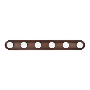 Capital Lighting - 8106BB - Six Light Vanity - Alice - Burnished Bronze