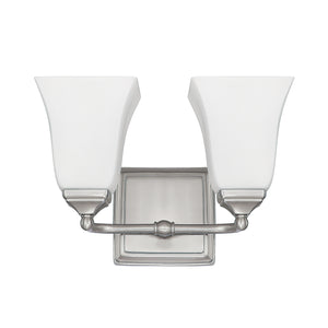 Capital Lighting - 8452BN-119 - Two Light Vanity - Cade - Brushed Nickel