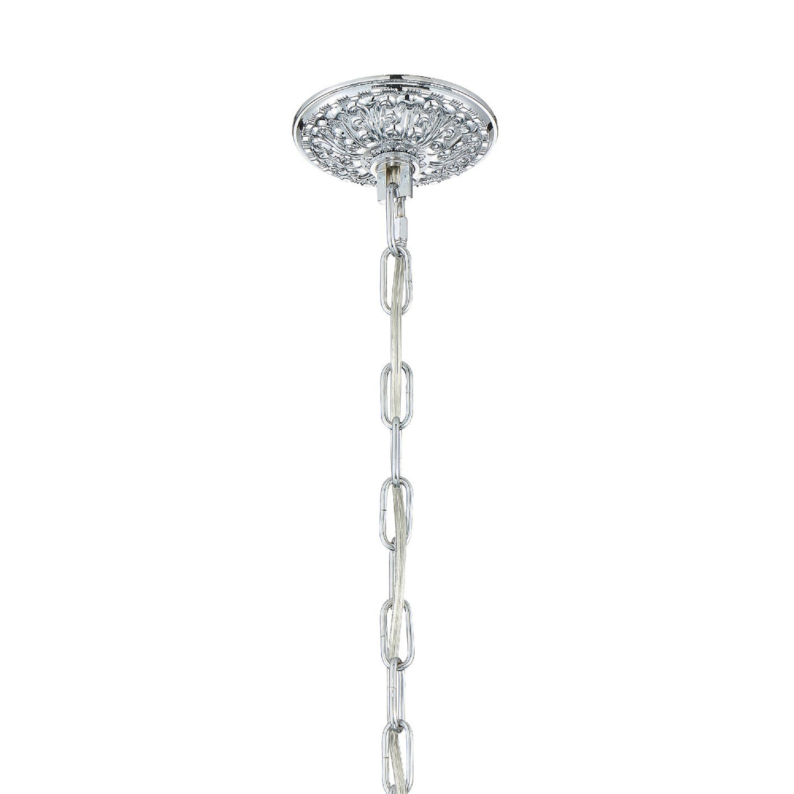 Crystorama - 4476-CH-CL-MWP - Five Light Mini Chandelier - Maria Theresa - Polished Chrome