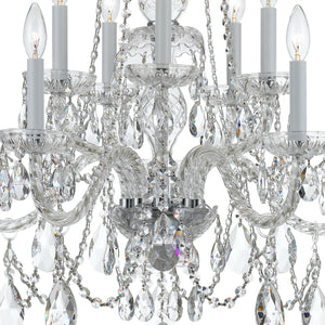 Crystorama - 1130-CH-CL-S - Ten Light Chandelier - Traditional Crystal - Polished Chrome