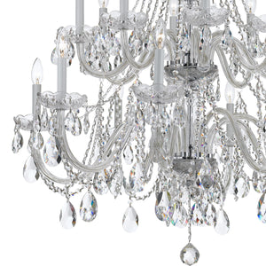 Crystorama - 1139-CH-CL-S - 16 Light Chandelier - Traditional Crystal - Polished Chrome