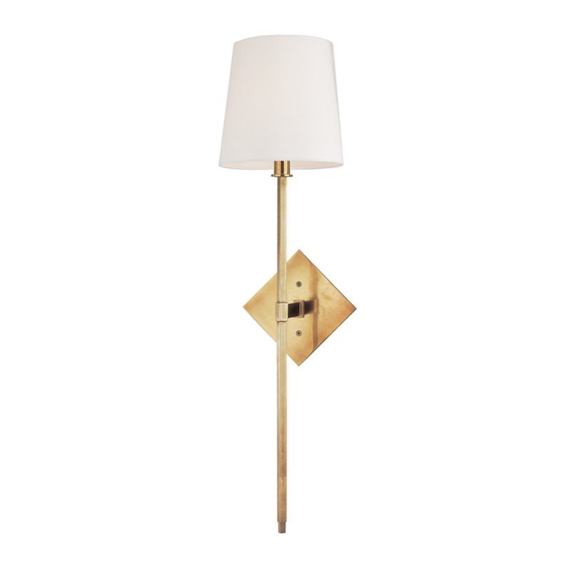 Hudson Valley - 211-AGB - One Light Wall Sconce - Cortland - Aged Brass