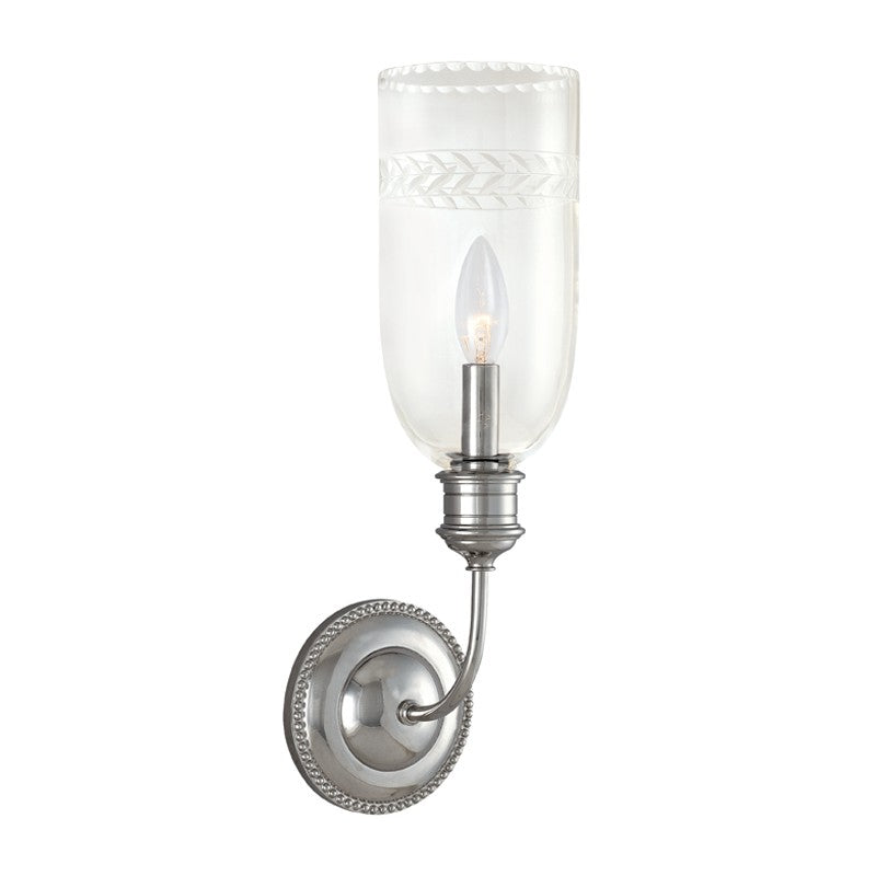 Hudson Valley - 291-PN - One Light Wall Sconce - Lafayette - Polished Nickel