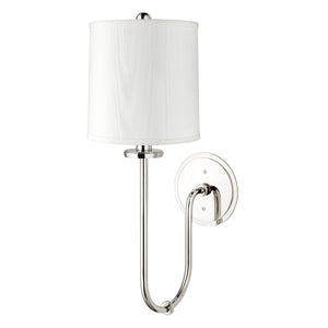 Hudson Valley - 511-PN - One Light Wall Sconce - Jericho - Polished Nickel