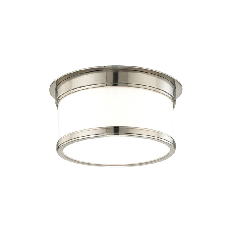 Hudson Valley - 709-SN - One Light Flush Mount - Geneva - Satin Nickel