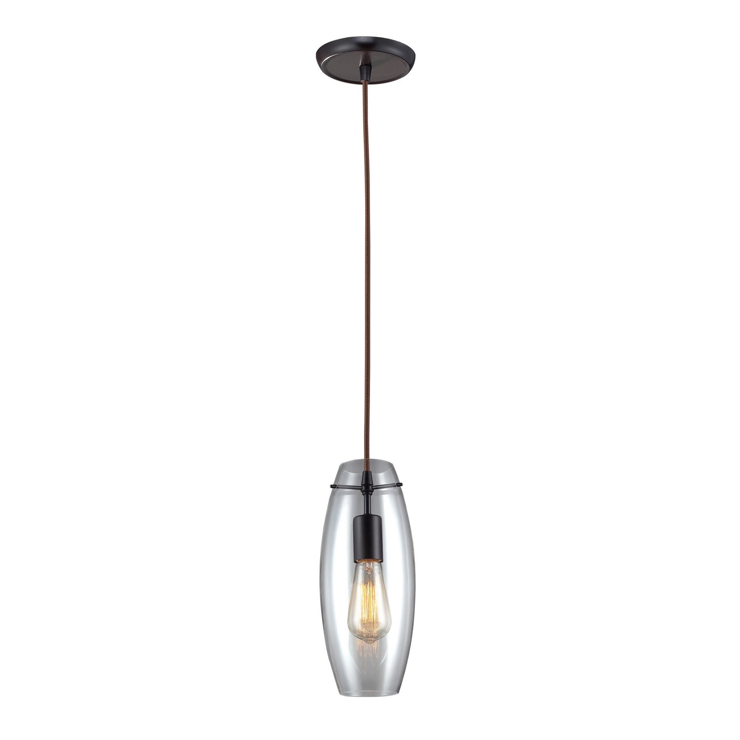 ELK Home - 60044-1 - One Light Mini Pendant - Menlow Park - Oil Rubbed Bronze