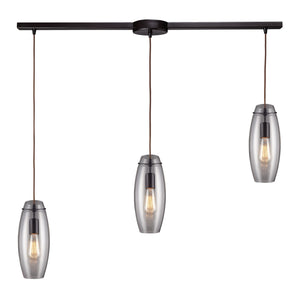 ELK Home - 60044-3L - Three Light Pendant - Menlow Park - Oil Rubbed Bronze