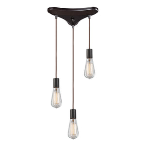 ELK Home - 60046-3 - Three Light Pendant - Menlow Park - Oil Rubbed Bronze