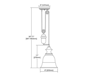 ELK Home - 65070-1 - One Light Mini Pendant - Farmhouse - Oil Rubbed Bronze