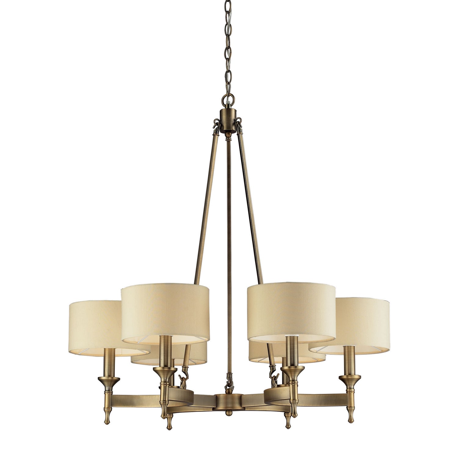 ELK Home - 10263/6 - Six Light Chandelier - Pembroke - Antique Brass