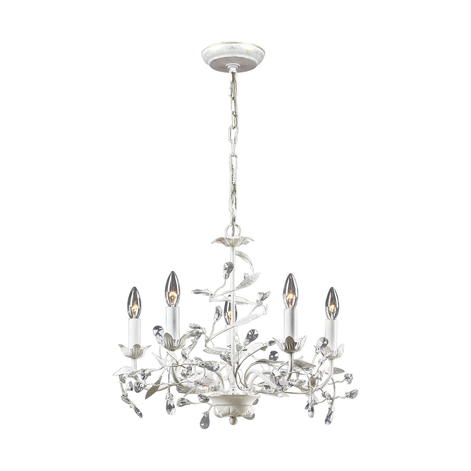 ELK Home - 18113/5 - Five Light Chandelier - Circeo - Antique White