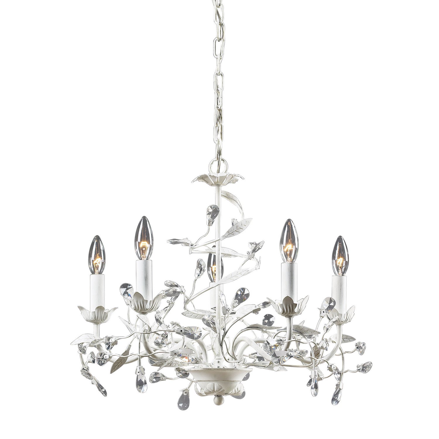 ELK Home - 18113/5 - Five Light Chandelier - Circeo - Antique White