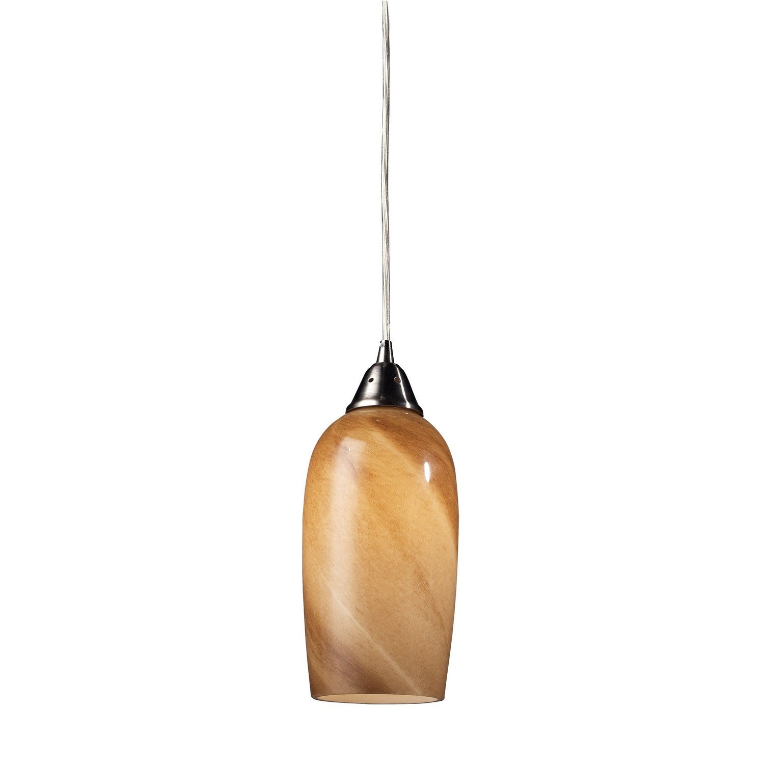 ELK Home - 31137/1 - One Light Mini Pendant - Sandstone - Satin Nickel