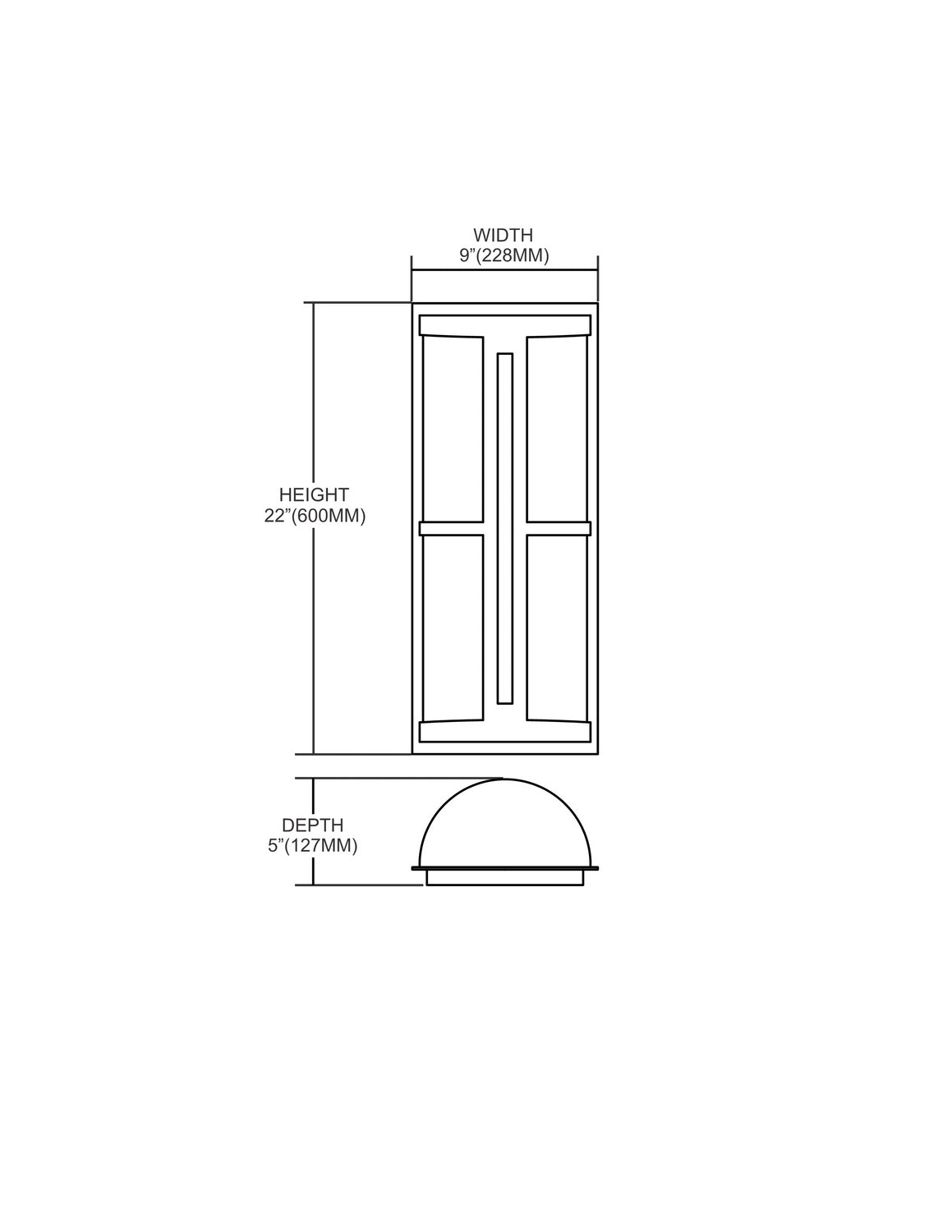 ELK Home - 42396/2 - Two Light Outdoor Wall Sconce - Trevot - Graphite