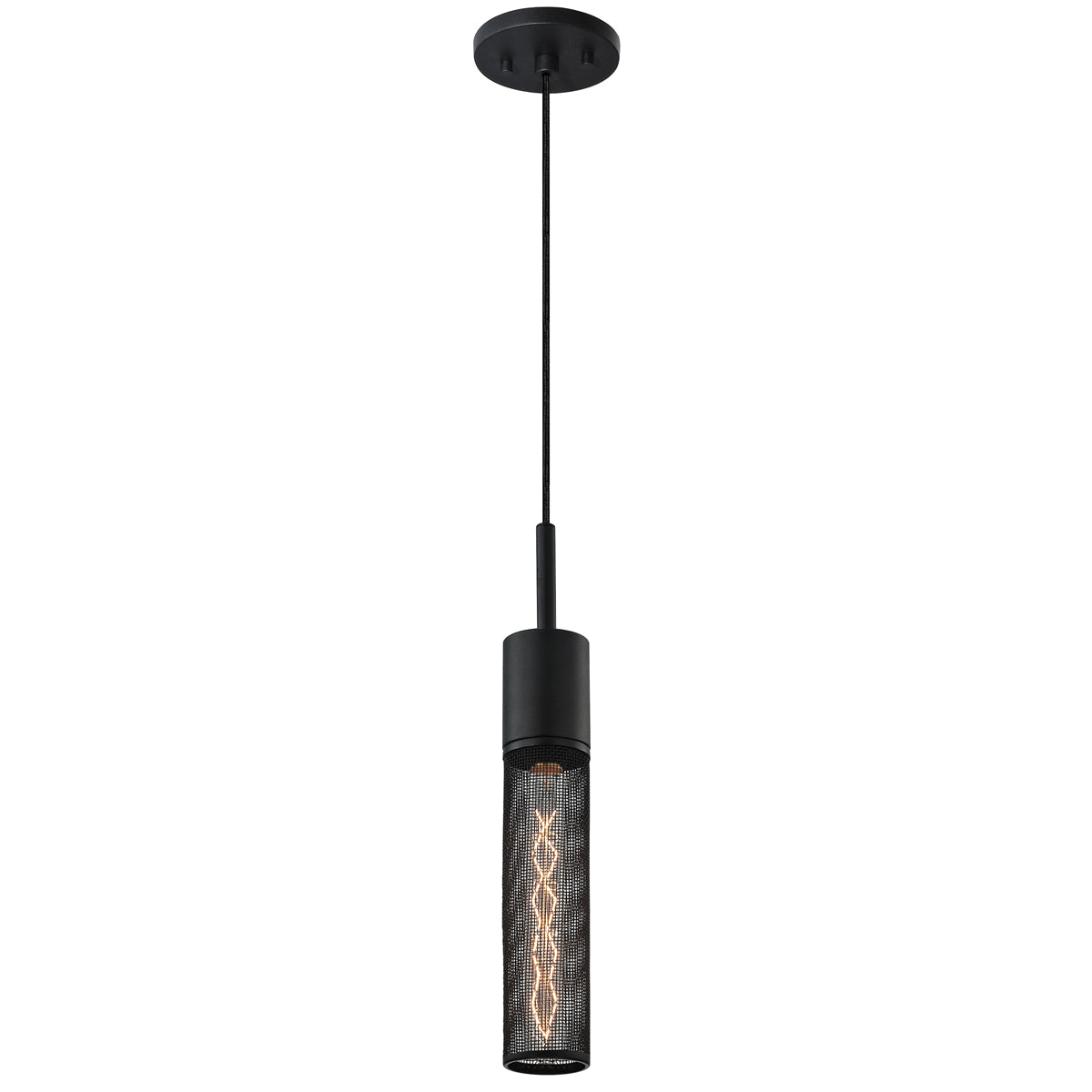 Sonneman - 4941.97 - One Light Pendant - Urban Edge - Textured Black