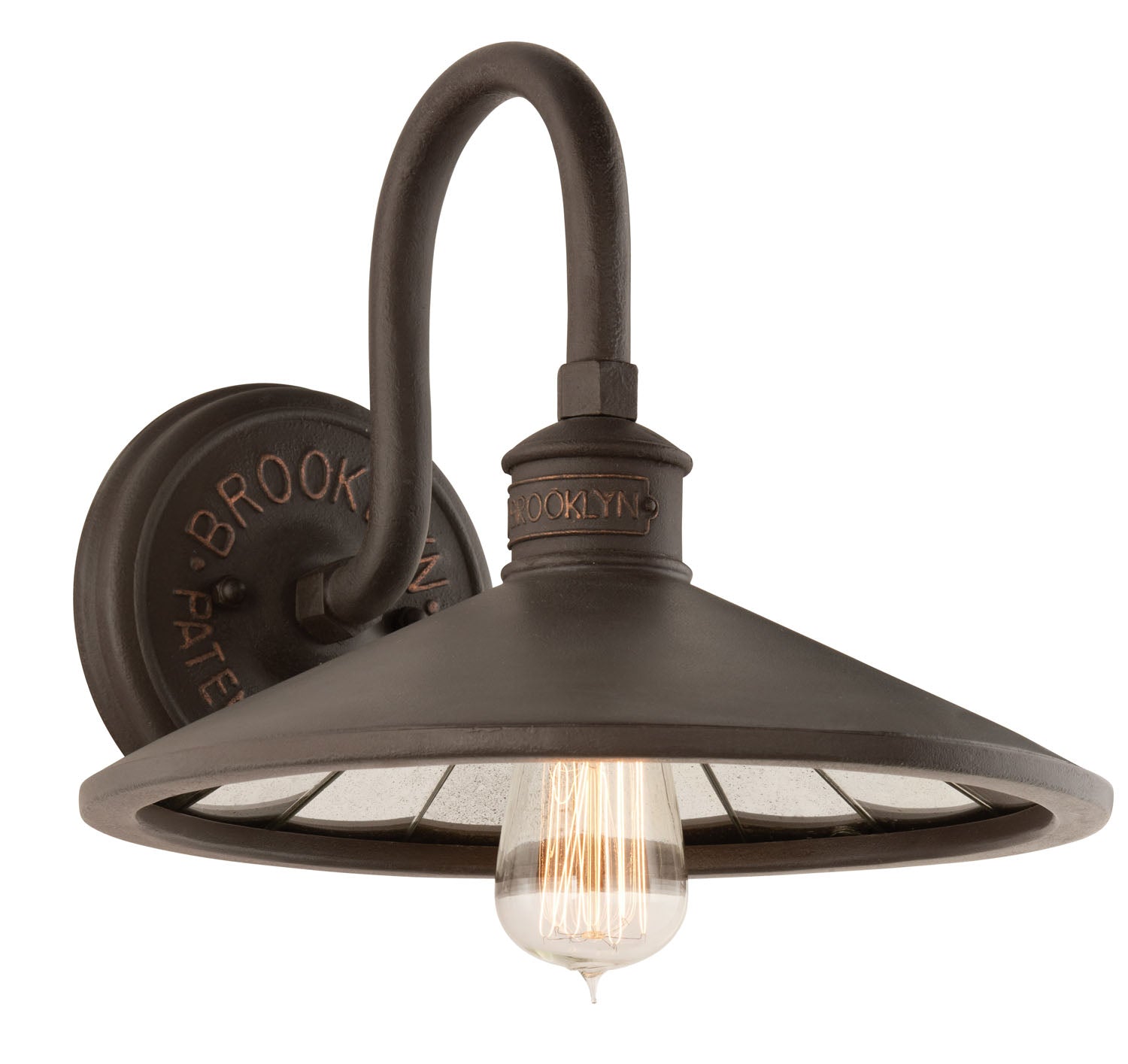 Troy Lighting - B3142-HBZ - One Light Wall Sconce - Brooklyn - Heritage Bronze