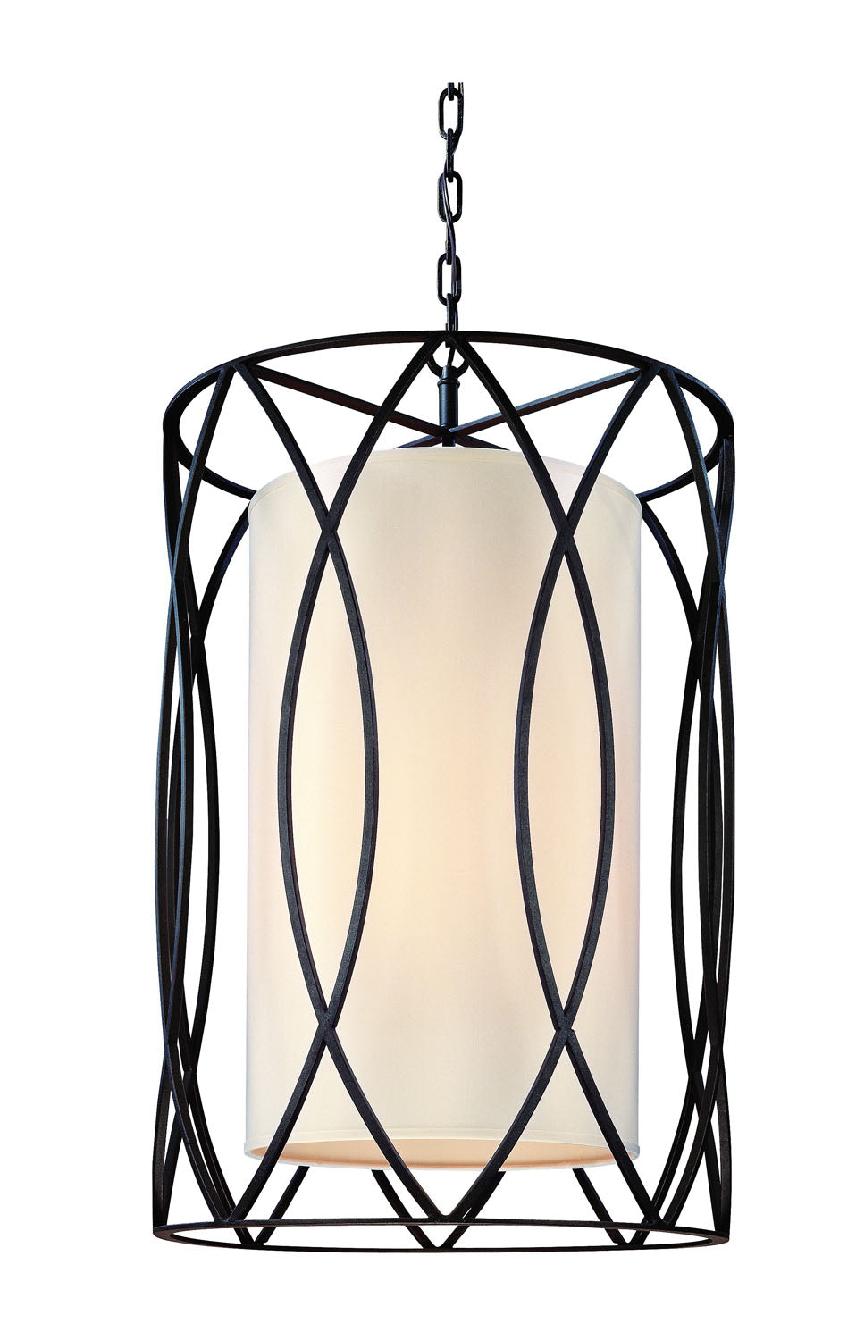 Troy Lighting - F1288-TRN - Eight Light Pendant - Sausalito - Textured Iron