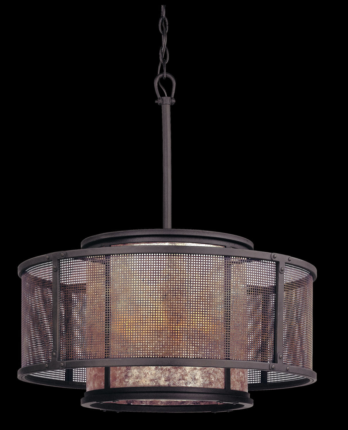 Troy Lighting - F3105-BRZ/SFB - Six Light Chandelier - Copper Mountain - Bronze