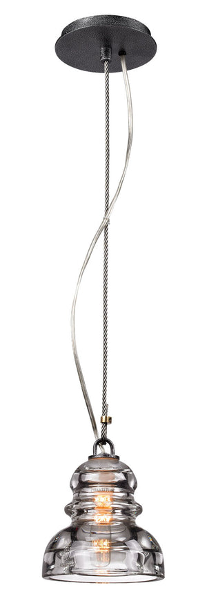 Troy Lighting - F3132-OS - One Light Pendant - Menlo Park - Old Silver