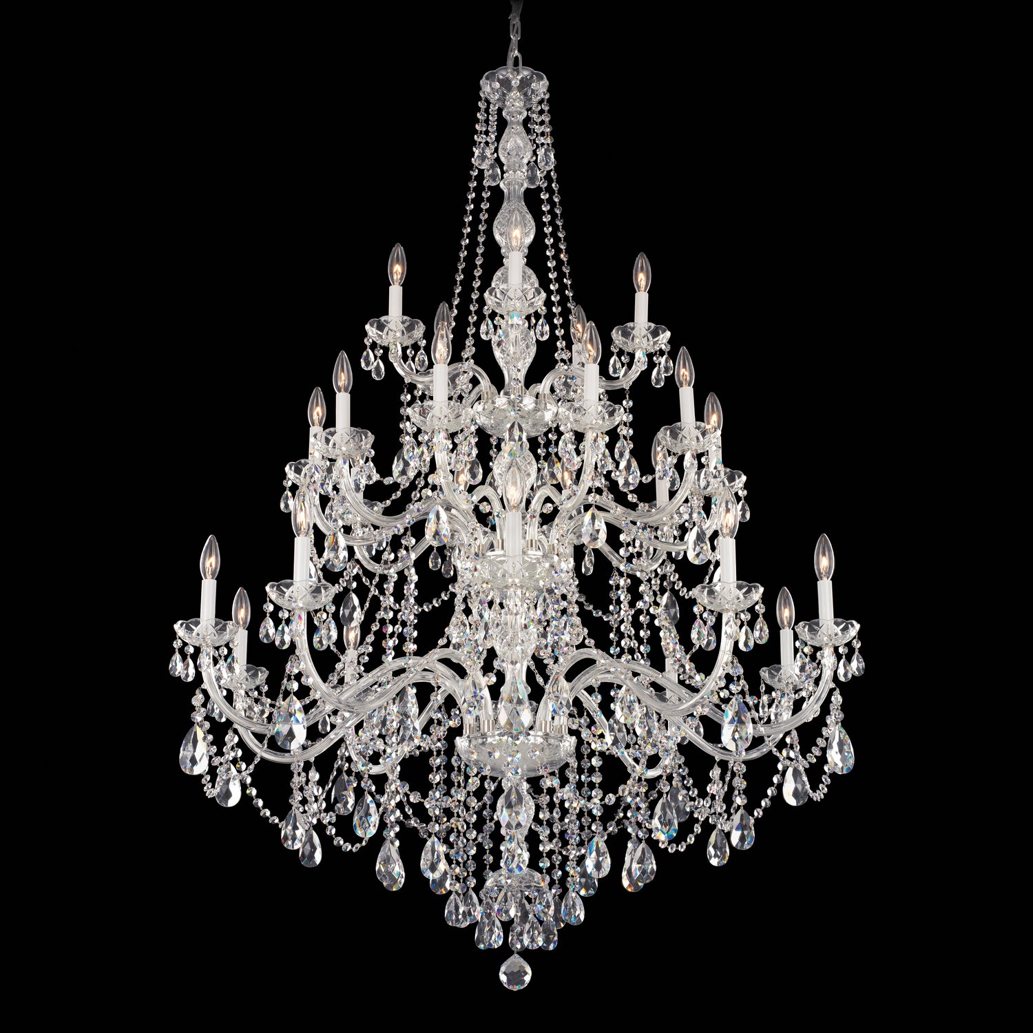 Schonbek - 1310-40H - 25 Light Chandelier - Arlington - Silver