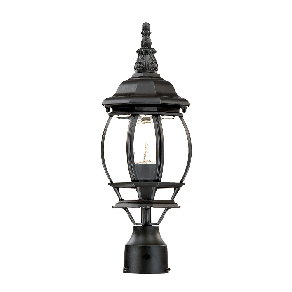 Acclaim Lighting - 5057BK - One Light Post Mount - Chateau - Matte Black