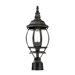 Acclaim Lighting - 5057BK - One Light Post Mount - Chateau - Matte Black