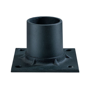 Acclaim Lighting - C347BK - Pier Mount For 3-in Posts - Lamp Post Accessories - Matte Black