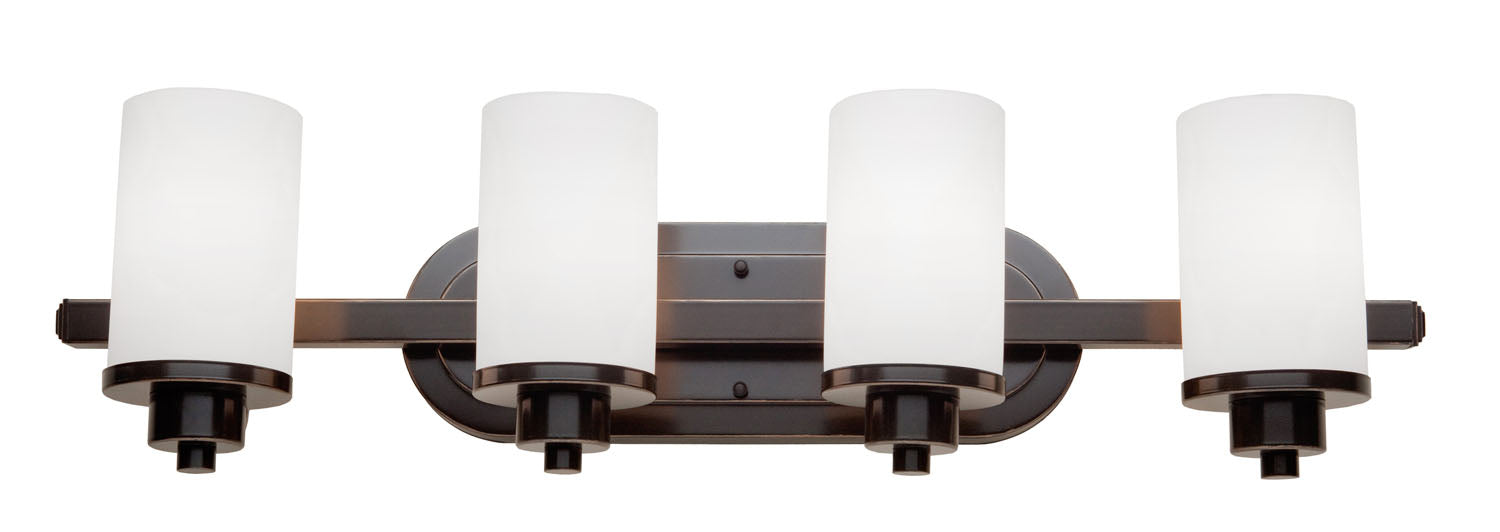 Artcraft - AC1304WH - Four Light Bathroom Vanity - Parkdale - Oil Rubbed Bronze