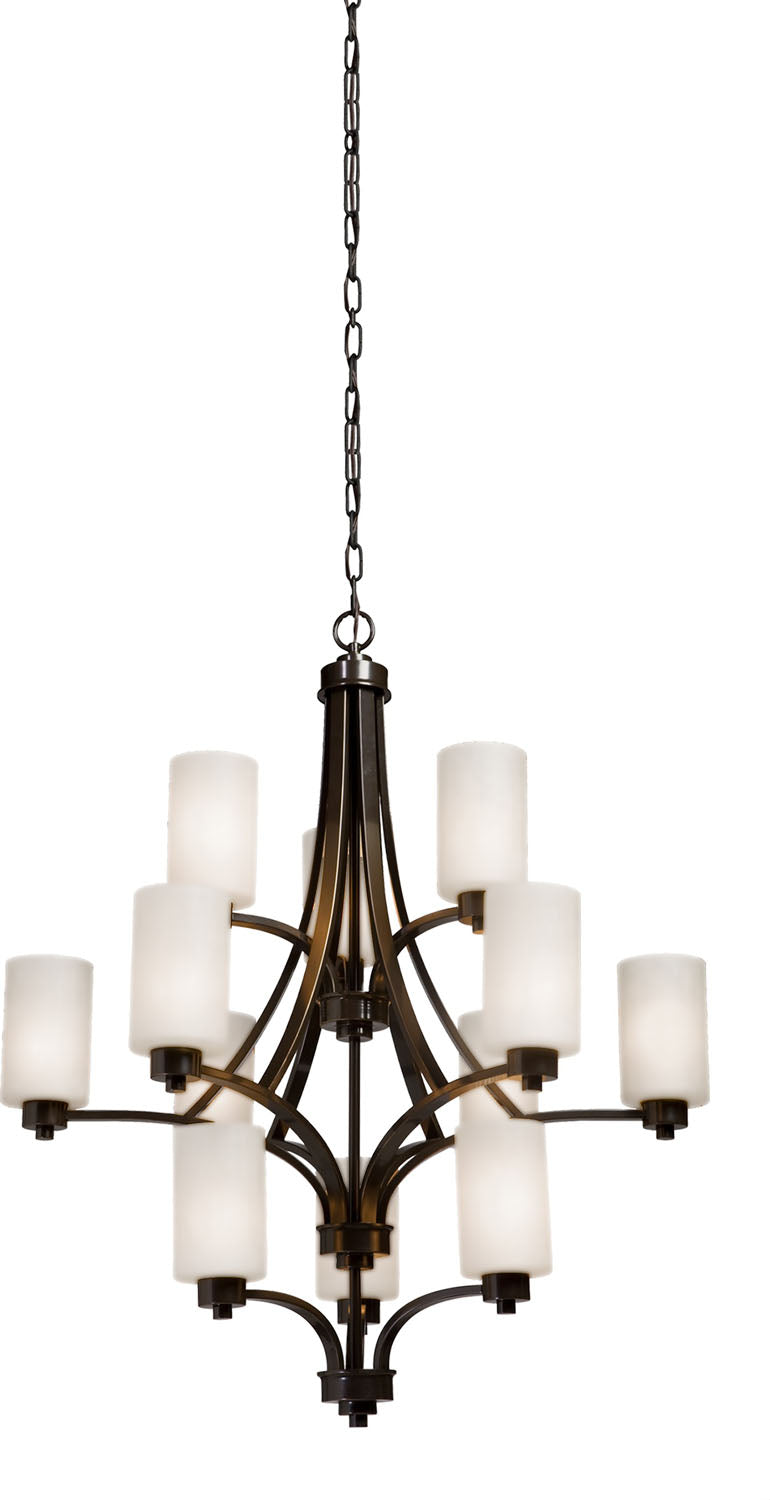 Artcraft - AC1312WH - 12 Light Chandelier - Parkdale - Oil Rubbed Bronze