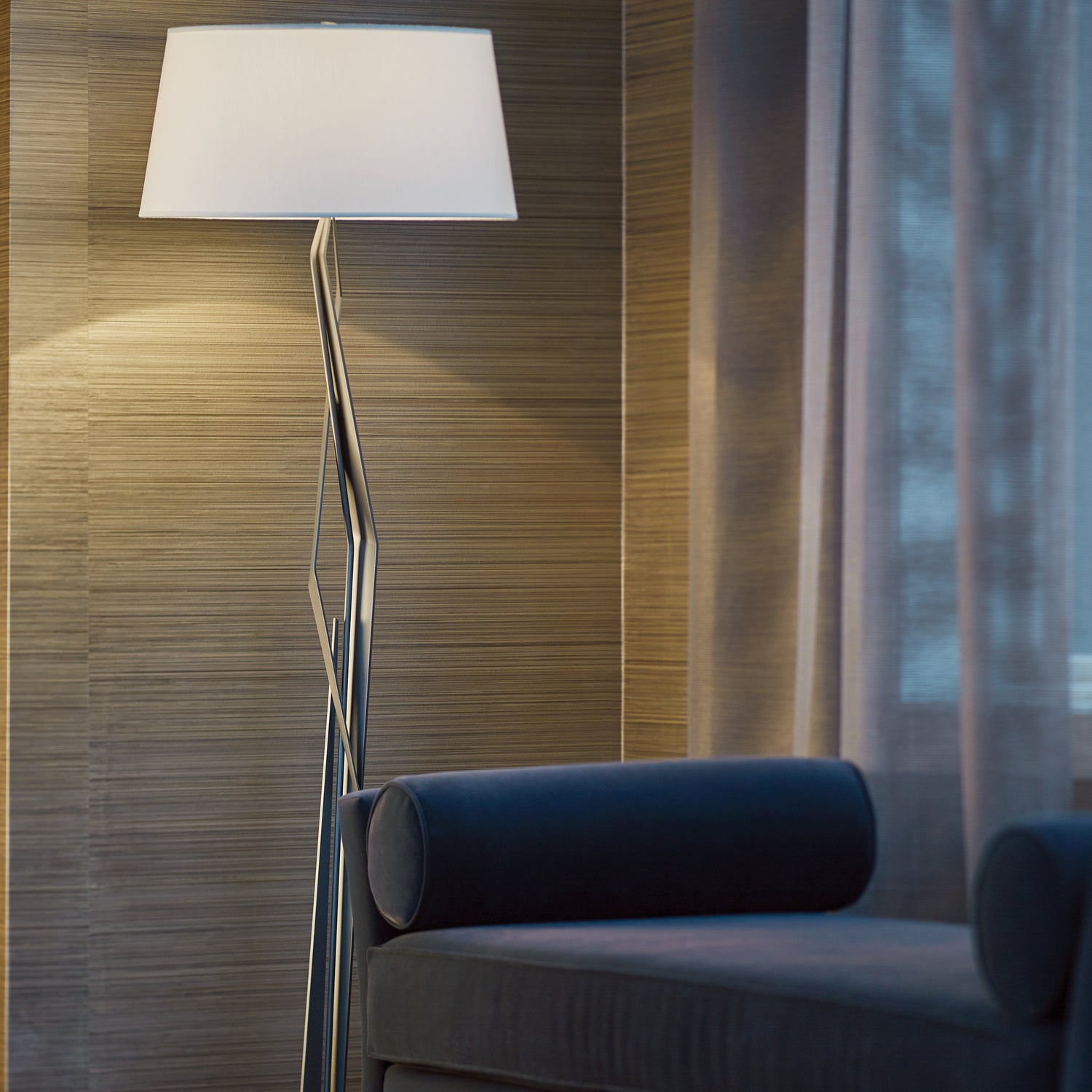 Hubbardton Forge - 232850-SKT-07-SF2011 - Facet Floor Lamp - Facet - Dark Smoke