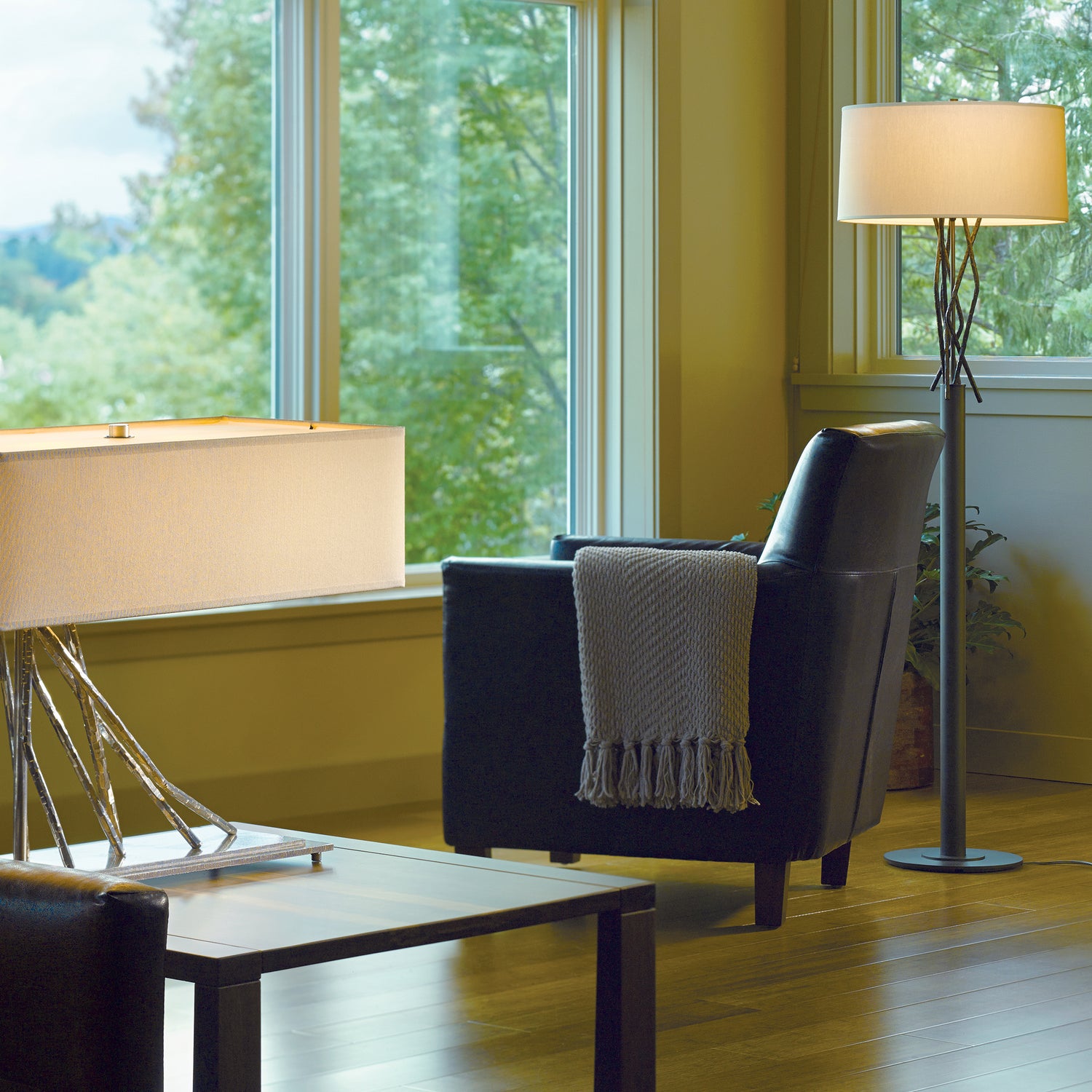 Hubbardton Forge - 237660-SKT-07-SF1899 - Brindille Floor Lamp - Brindille - Dark Smoke