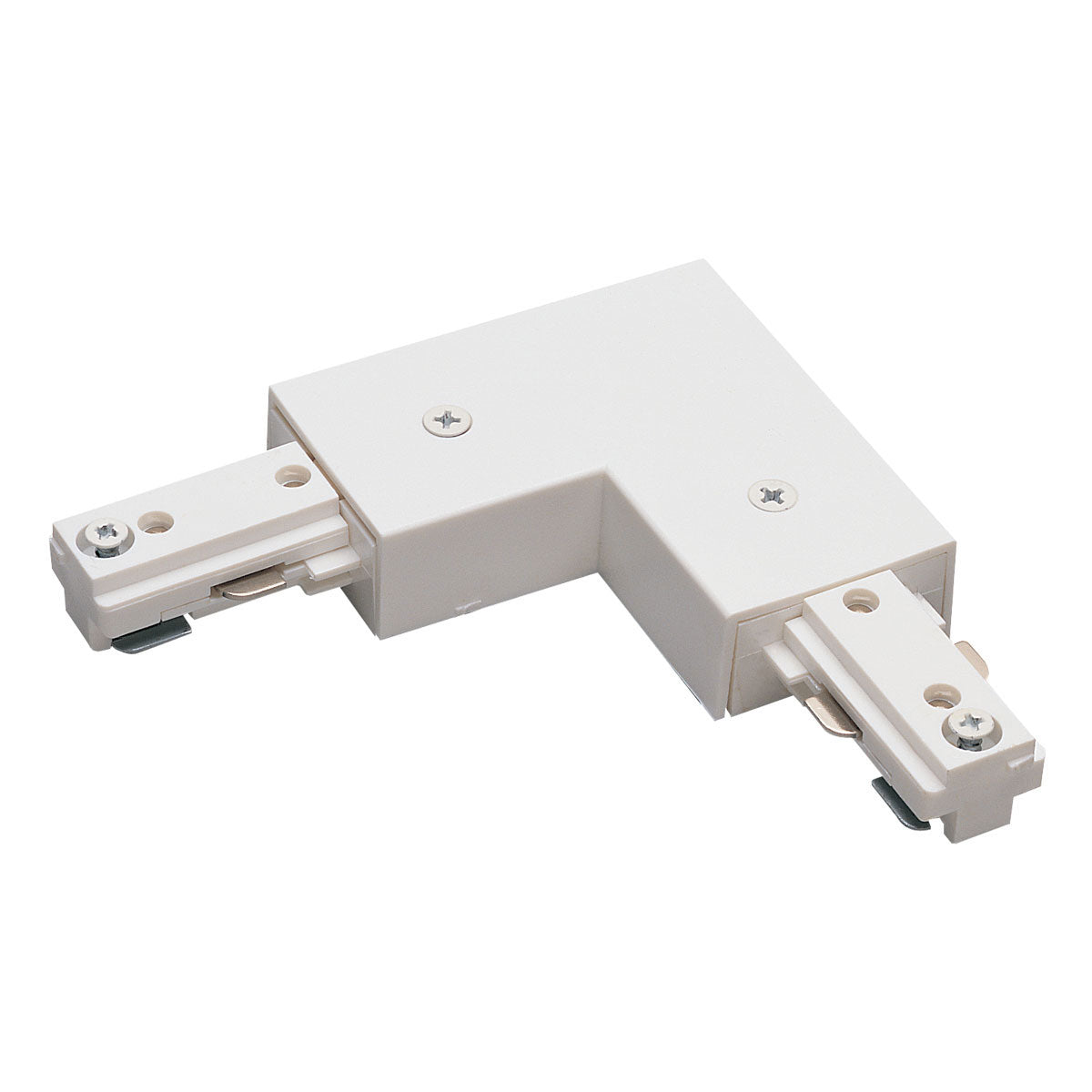 Nora Lighting - NT-313W - L Connector, 1 Circuit Track - Track Syst & Comp-1 Cir - White