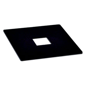 Nora Lighting - NT-320B - Outlet Box Cover - Track Syst & Comp-1 Cir - Black