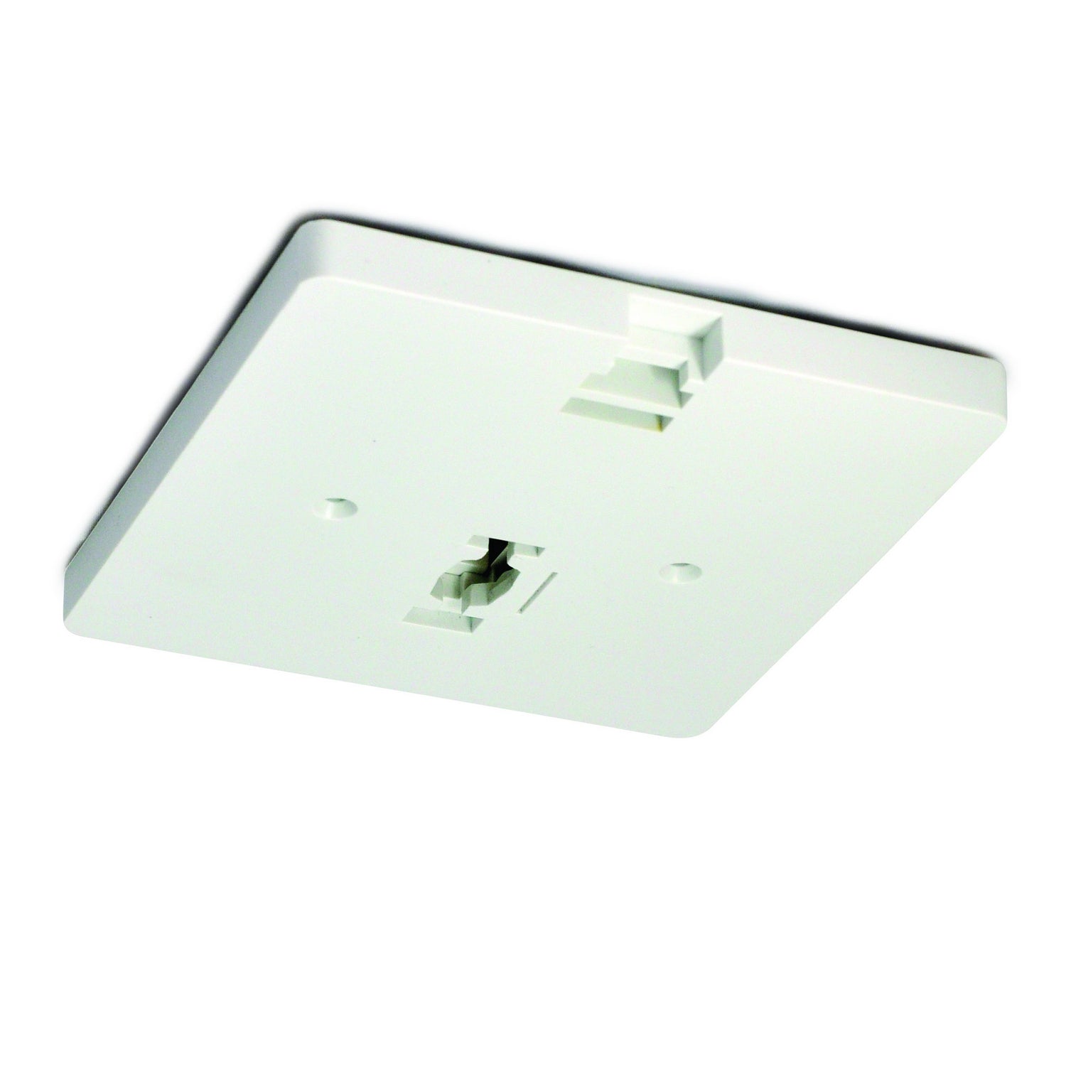 Nora Lighting - NT-337W - Monopoint Canopy Feed For Low Voltage Track Head - Track Syst & Comp-1 Cir - White